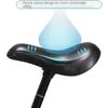 CATAZER Replacement Bike Seat for Kids Balance Bike Saddle Attached with 22.2mm Diameter 190mm Length Seatpost (Black) view 2
