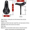 CATAZER Replacement Bike Seat for Kids Balance Bike Saddle Attached with 22.2mm Diameter 190mm Length Seatpost (Black) view 4