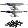 Venture Trucks V-Lights Polished Skateboard Trucks - 5.0" Hanger 7.75" Axle with 1" Raven Black Hardware - Bundle of 2 items view 1