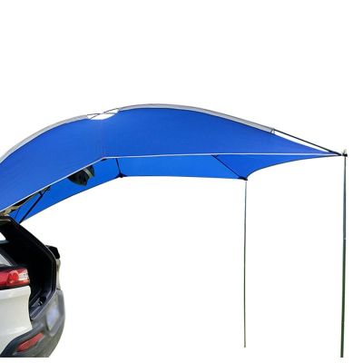 Tailgate Tent for Car Shade Awning Tent Auto Canopy Roof Top Sun Protection Waterproof for SUV MPV Hatchback Minivan Camping Picnic (Blue)