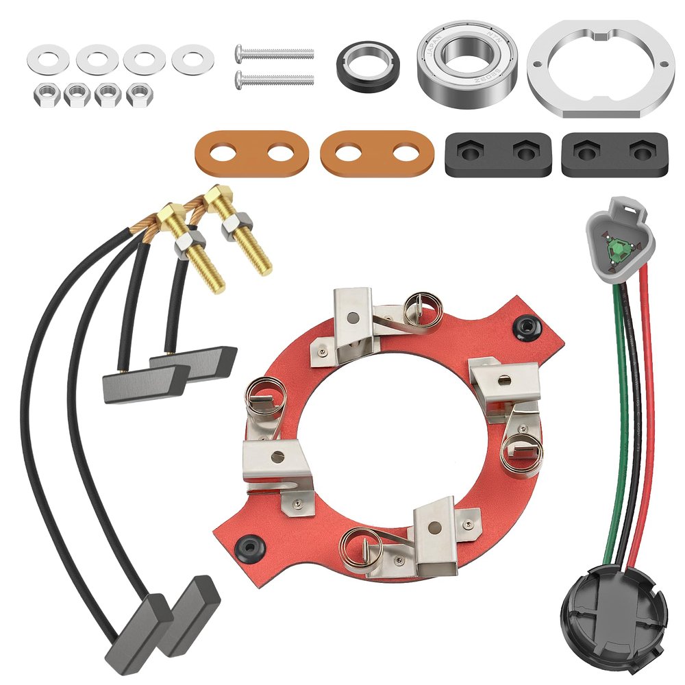 Drive-up Golf Cart GE / 3.2HP Motor Deluxe Repair Kit Fits Club Car DS IQ and Precedent with GE Motor Only Old Style