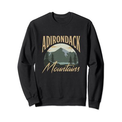 Adirondack mountains hiking camping New york Sweatshirt