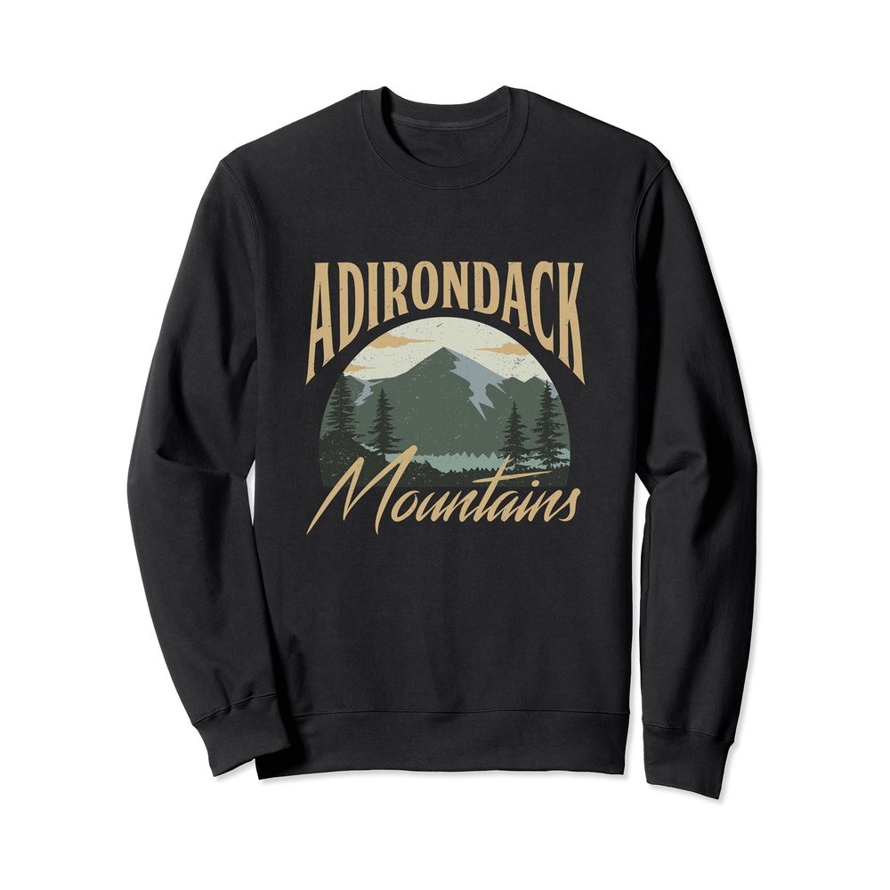 Adirondack mountains hiking camping New york Sweatshirt