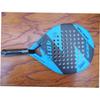 Froiny 1pc Beach Tennis Racket Carbon Fiber Grit Face Eva Memory Foam Core Beach Tennis Racket Outdoor Sport Play Game, Blue, One Size view 4