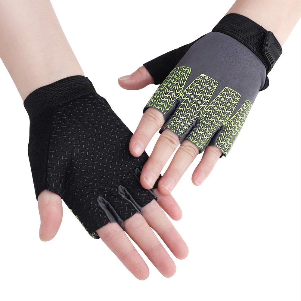 Kids Half Finger Cycling Gloves Breathable Non-Slip Gel Riding Gloves Racing Gloves Fingerless Mittens for Boys Girls Outdoor Sports CS MTB Bicycle Running Biking Camping Hiking Fitness Climbing