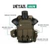EMERSONGEAR LBT6094A Style PC,Airsoft Paintball Tac Vest with Radio pouch,Triple Mag Pouch and Dump Pouch view 4