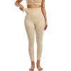 Takusun Women's Seamless High Waist Target Firm Control Shapewear Compression Leggings Butt Lift Thigh Slimmer Pants Nude view 1