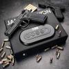 Personalized Gun Safe with Text | 14 Fonts | Quick-Access Handgun Safe for Pistols with Keypad & Key Lock - California DOJ Certified - Birthday Gifts for Husbands, Gifts for Men view 3