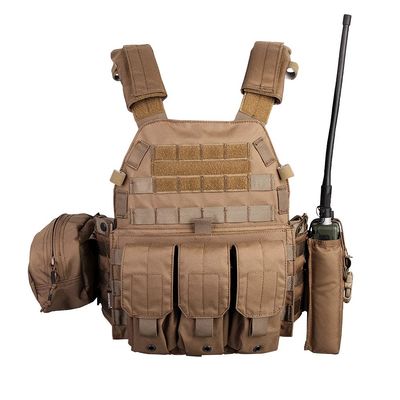 EMERSONGEAR LBT6094A Style PC,Airsoft Paintball Tac Vest with Radio pouch,Triple Mag Pouch and Dump Pouch