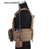 EMERSONGEAR LBT6094A Style PC,Airsoft Paintball Tac Vest with Radio pouch,Triple Mag Pouch and Dump Pouch view 4