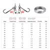 100PCs Stainless Steel Split Rings, Double-Layer Flattening Ring Lure Bait Circle, 25-350LB Saltwater Freshwater Line Lure Connectors Double Snap Super Strong Solid Circle Tackle Leader (8#) view 3