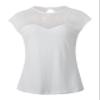 1950s Vintage Retro Miss Fancy Top Rockabilly Pinup (US10, White) view 1