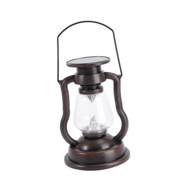 Vintage Lantern Solar Light Outdoor Decorative Retro Kerosene Lamp for Garden Home