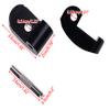 ciciTree Scooter Reinforced Folding Hook Lock Hinge Latch Buckle Locking Shaft Pin Fit for Xiaomi M365 / M365 Pro Black view 2