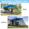 G4Free Car Awning Sun Shelter with Mosquito Net, Portable SUV Tent Tailgate Shade Car Canopy for Outdoor Camping Travel (Blue) view 4