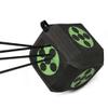 Training Target Square 3D Target Cube 6Sided Foam Arrow Dice SelfHealing Broadhead Target, Black view 3