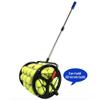Chestnut-YX Telescopic Tennis Ball Roller Hopper Pickup Hopper with Adjustable Tripod Base, Automatic Pick-up Tennis Ball Retriever Ball Collector Can Hold 60 Tennis Balls, 100x22x26cm view 3