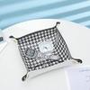 VIGAN Foldable PU Leather Desktop Storage Tray For Coin Trinket Multifunctional Home Decoration Accessories Organizer (S:18CMX4CM) view 4