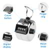 SDARMING Tally Counter, 4-Digit Clicker Counter, Metal Hand Tally Counters Clicker Pitch Counter for Counting, Knitting, Coaching, Golf, Lap, Fishing view 3