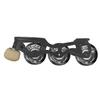Jackson Atom Inline Roller Skate Frame System - Mirage (Size 246, Black-Silver 226mm Smoke Black Wheels) view 1