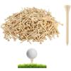 weyleity Bamboo Golf Tees 1000 PCS 2-3/4 Inch | Bamboo Golf Tees, 7X Stronger Than Wood, Reduce Friction & Side Spin view 1