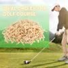 weyleity Bamboo Golf Tees 1000 PCS 2-3/4 Inch | Bamboo Golf Tees, 7X Stronger Than Wood, Reduce Friction & Side Spin view 2