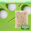 weyleity Bamboo Golf Tees 1000 PCS 2-3/4 Inch | Bamboo Golf Tees, 7X Stronger Than Wood, Reduce Friction & Side Spin view 3
