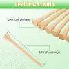 weyleity Bamboo Golf Tees 1000 PCS 2-3/4 Inch | Bamboo Golf Tees, 7X Stronger Than Wood, Reduce Friction & Side Spin view 4