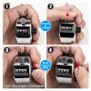 SDARMING Tally Counter, 4-Digit Clicker Counter, Metal Hand Tally Counters Clicker Pitch Counter for Counting, Knitting, Coaching, Golf, Lap, Fishing view 4