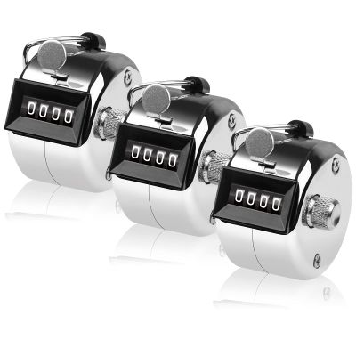 SDARMING Tally Counter, 4-Digit Clicker Counter, Metal Hand Tally Counters Clicker Pitch Counter for Counting, Knitting, Coaching, Golf, Lap, Fishing