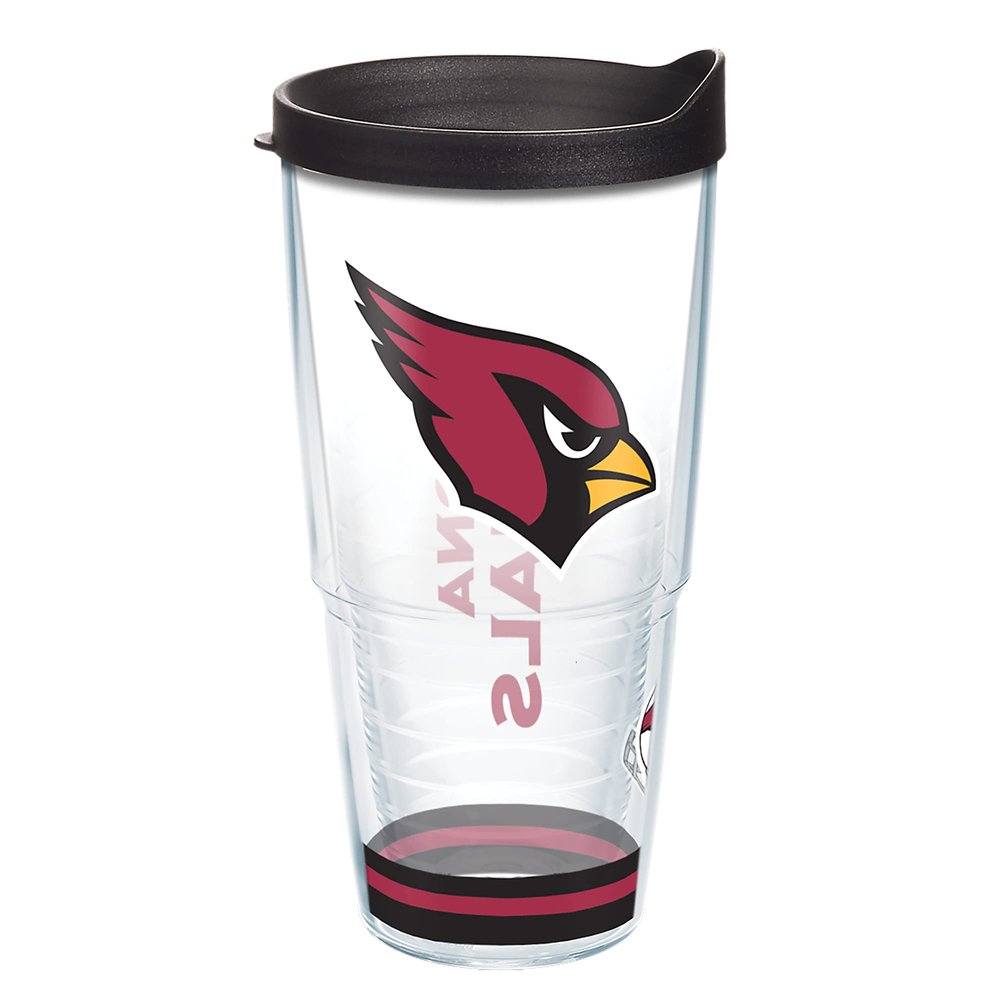 Tervis NFL Arizona Cardinals - Arctic Made in USA Double Walled Insulated Tumbler Travel Cup Keeps Drinks Cold & Hot, 24oz, Classic