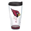 Tervis NFL Arizona Cardinals - Arctic Made in USA Double Walled Insulated Tumbler Travel Cup Keeps Drinks Cold & Hot, 24oz, Classic view 1