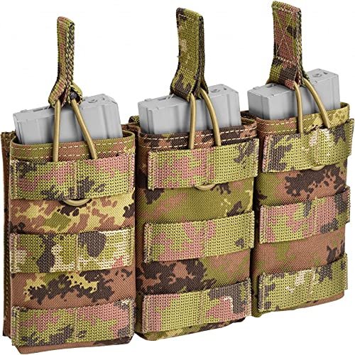 DEFCON 5 Triple Open Molle Magazine Pouch 1000 den M4 VEGETATO Italian M4AK3DO VI