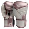 Hayabusa T3 Boxing Gloves for Men and Women Wrist and Knuckle Protection, Dual-X Hook and Loop Closure, Splinted Wrist Support, 5 Layer Foam Knuckle Padding - Rose Gold, 14oz view 1