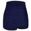 Womens Swimsuits Shorts High Waist Bikini Bottoms Plus Size Swim Briefs Beach Shorts Ruched Swim Trucks (Dark Blue, 5X-Large) view 3