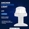 Five Oceans Boat Navigation Light Kit, LED Anchor & Bi-Color Lights, 12V, USCG Rules 2NM for Pontoon, Fishing Boats, Bass Boats - FO4126-C1 view 3