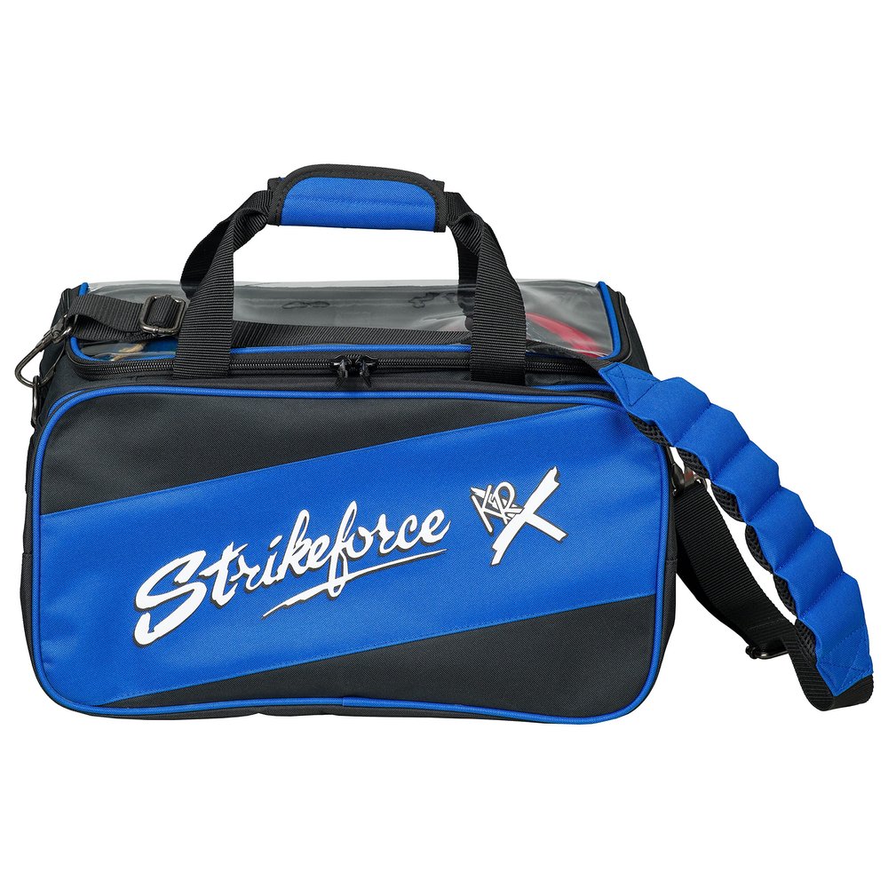 Strikeforce Fast Bowling Ball Double Tote Black/Royal