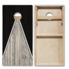 Tailgating Pros Pyramid Tournament Grade Cornhole Board Set w/LED Ring Lights, Carrying Case, & Bags - 4'x2' Regulation Cornhole Game view 2