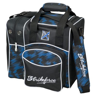 KR Strikeforce Flexx Single Tote Bowling Bag (Blue Scratch)