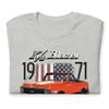 1971 Chevy Blazer K5 American Patriotic Short-Sleeve Unisex T-Shirt Sport Grey view 4