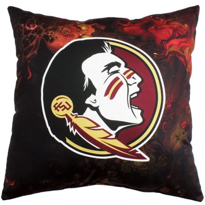 Florida State Seminoles 2 Sided Color Swept Decorative Pillow, 16", Made in The USA