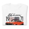 1971 Chevy Blazer K5 American Patriotic Short-Sleeve Unisex T-Shirt White view 4