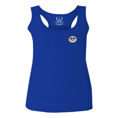 0137. Funny dope Graphic Skull Deadlifts Day Fitness Style wear Gym Workout Women's Tank Top Racerback (Royal X Small)