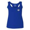 0137. Funny dope Graphic Skull Deadlifts Day Fitness Style wear Gym Workout Women's Tank Top Racerback (Royal X Small) view 1