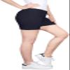2LUV Women's Stretchy 5 Pocket Mid-Rise Solid Color Classic Work School Uniform Pants Shorts Navy 13 view 2
