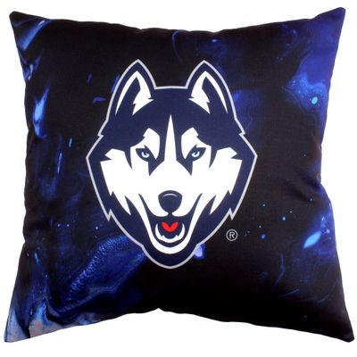 Connecticut Huskies 2 Sided Color Swept Decorative Pillow, 16", Made in The USA