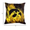 Iowa Hawkeyes 2 Sided Color Swept Decorative Pillow, 16", Made in The USA view 4