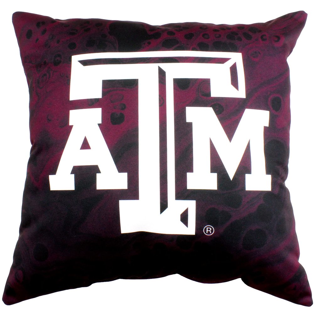 College Covers Texas A&M Aggies 2 Sided Color Swept Decorative Pillow, 16", Made in The USA