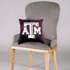 College Covers Texas A&M Aggies 2 Sided Color Swept Decorative Pillow, 16", Made in The USA view 3