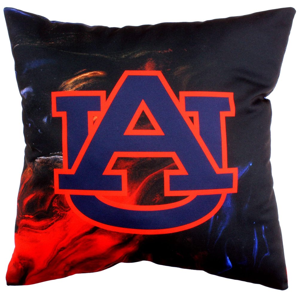 Auburn Tigers 2 Sided Color Swept Decorative Pillow, 16", Made in The USA